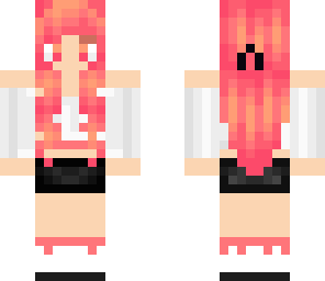 peach hair girl
