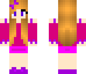 pink purple girl