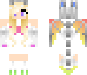 rainbow dragon girl