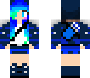 blue archer girl