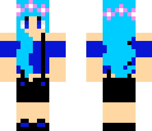 blue hair