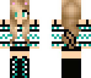 cat girl with sweater