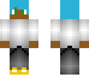 blue hair dude made from scratch