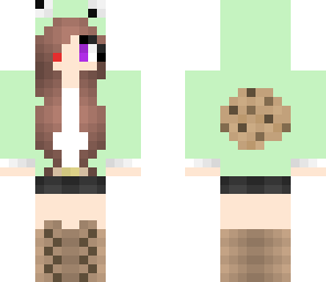 green cookie girl edit