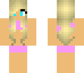 pink blonde girl