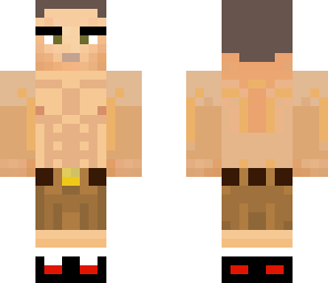 shirtless sneaky