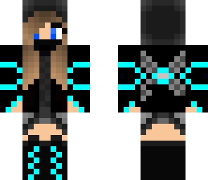 blue ninja girl