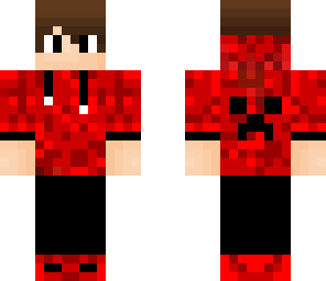 red creeper dude with hood