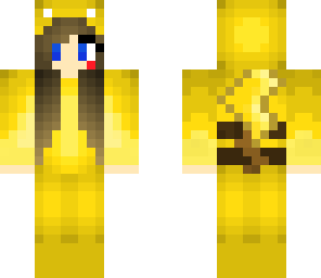 pikachu girl with blue eyes