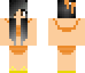 orange bikini girl