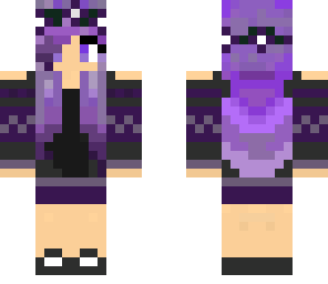 purple emo girl