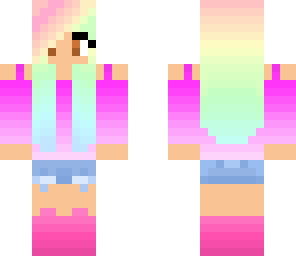 rainbow pink chick