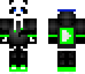 green youtube panda