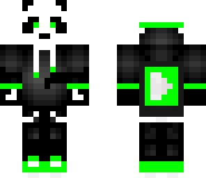 green youtube panda