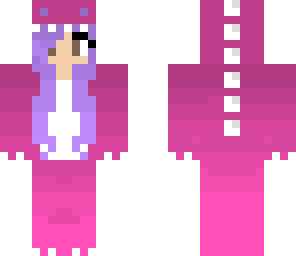 pink and purple dino with lavender hair