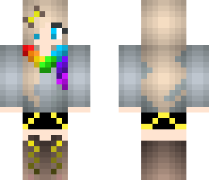 rainbow scarf gurl