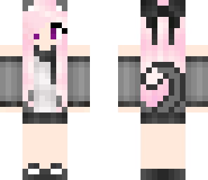 pink cat girl edit