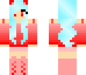 cat girl red