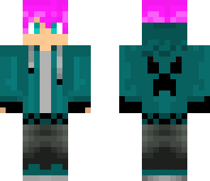 pink hair boy