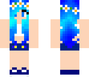 blue girl