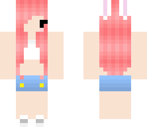 pink bunny girl