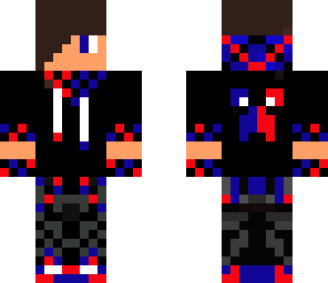 red and blue