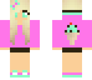 ice cream hoodie girl