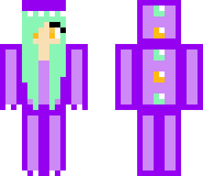 purple dinosaur girl