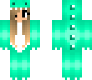 green dino girl