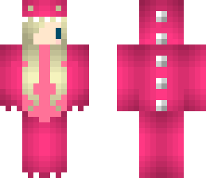 pink dinosaur girl