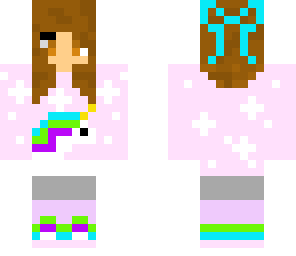 fixed pastel unicorn girl