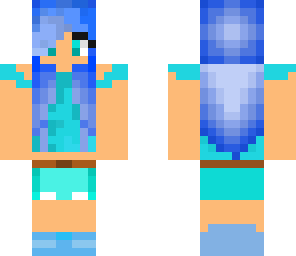 blue summer girl