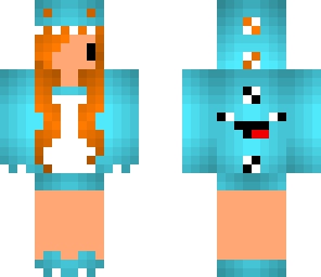 blue dinosaur girl
