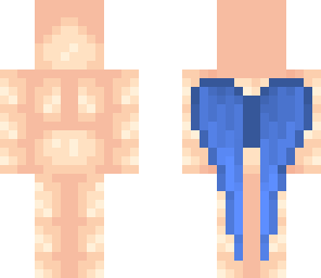 angel wings base - blue