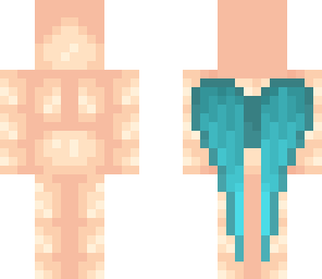 angel wings base - turquoise