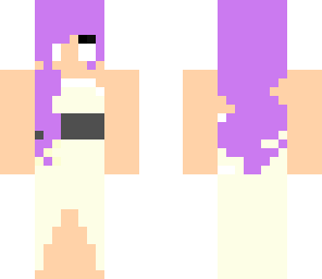 wedding purple girl