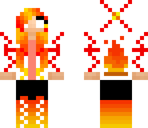herobrine fire girl