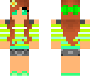 green ribon girl
