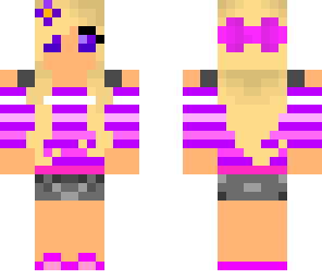purple ribbon girl