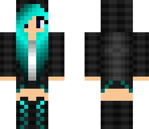 emo girl edited neck