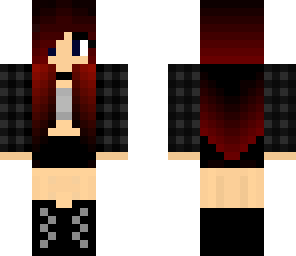 red hair goth