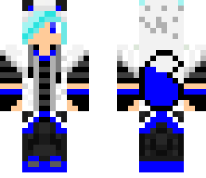 cool blue panda