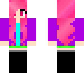pink hoodie