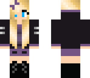 black and purple