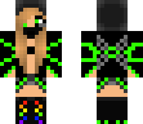 sexy neon green ninja