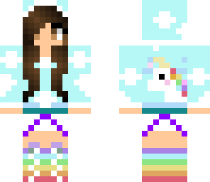 cute unicorn girl skin