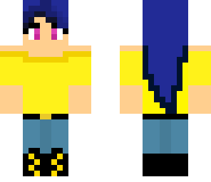 classic blue haired girl