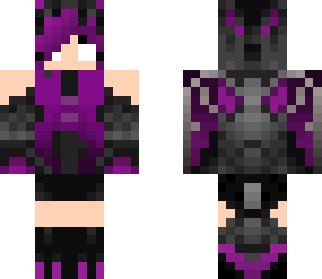 edited purple dragon girl