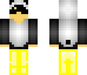 panda man golden pants