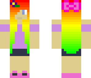 cute rainbow girl